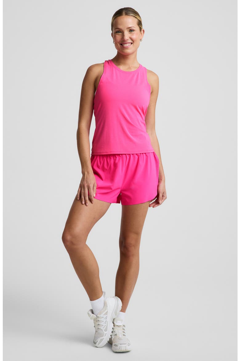 Breezeweight Performance Racerback Tank, Alternate, color, PINK GLOW
