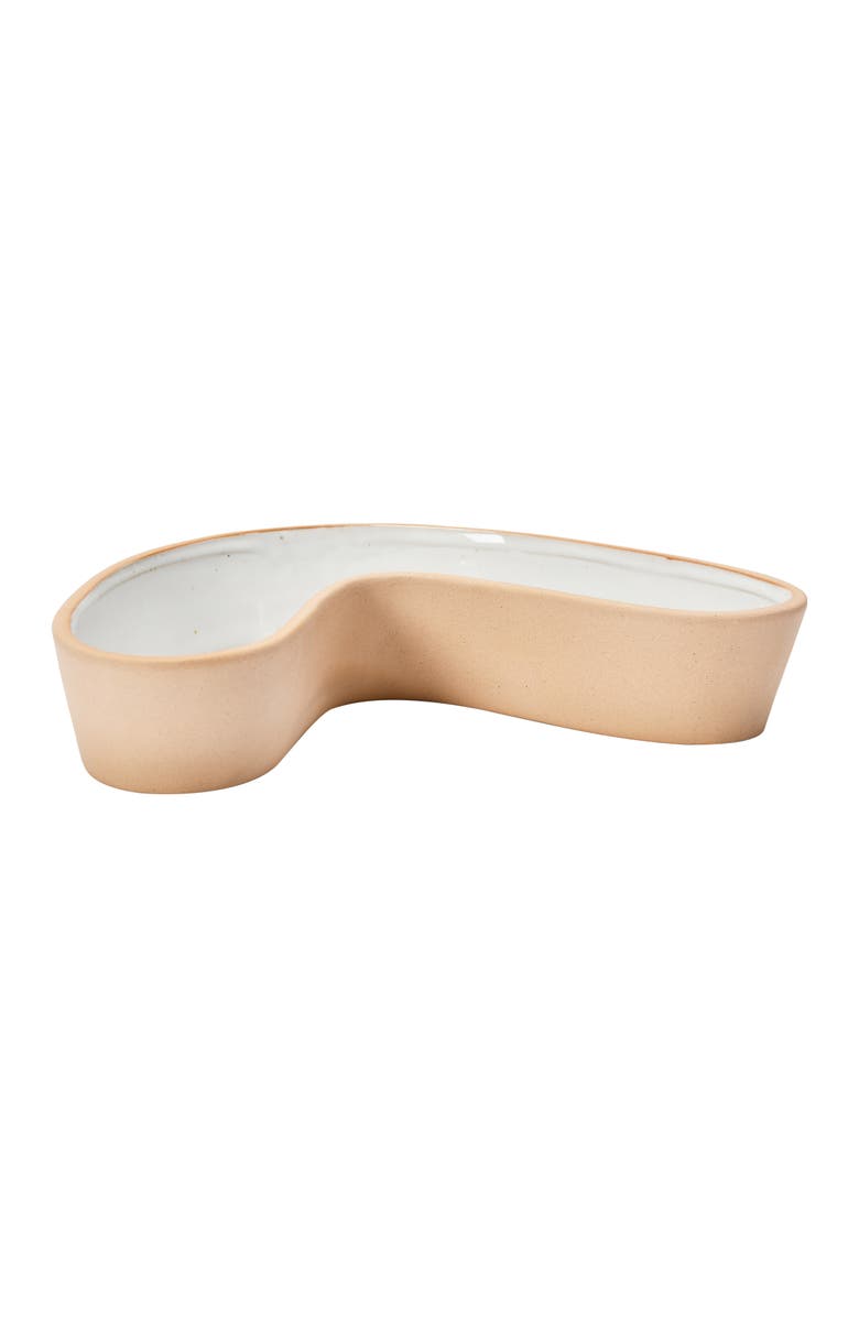 Storied Home Stoneware Bowl, Main, color, Terracotta