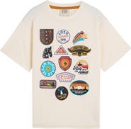 Scotch & Soda Kids' Western Patch Organic Cotton Graphic T-Shirt