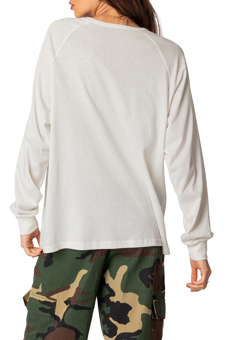 80 Appliqué Oversize T-Shirt, Alternate, color, WHITE