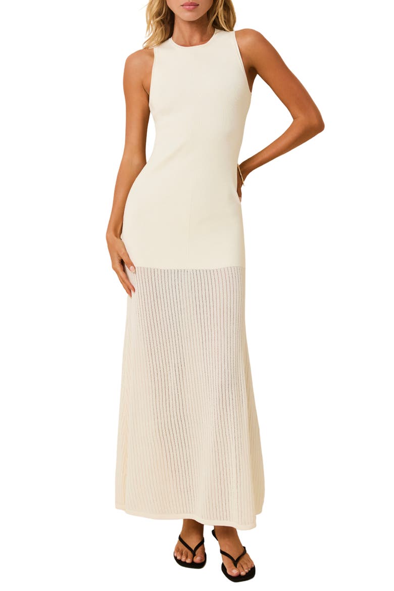 The Lucerne Sleeveless Maxi Sweater Dress, Main, color, BRULE