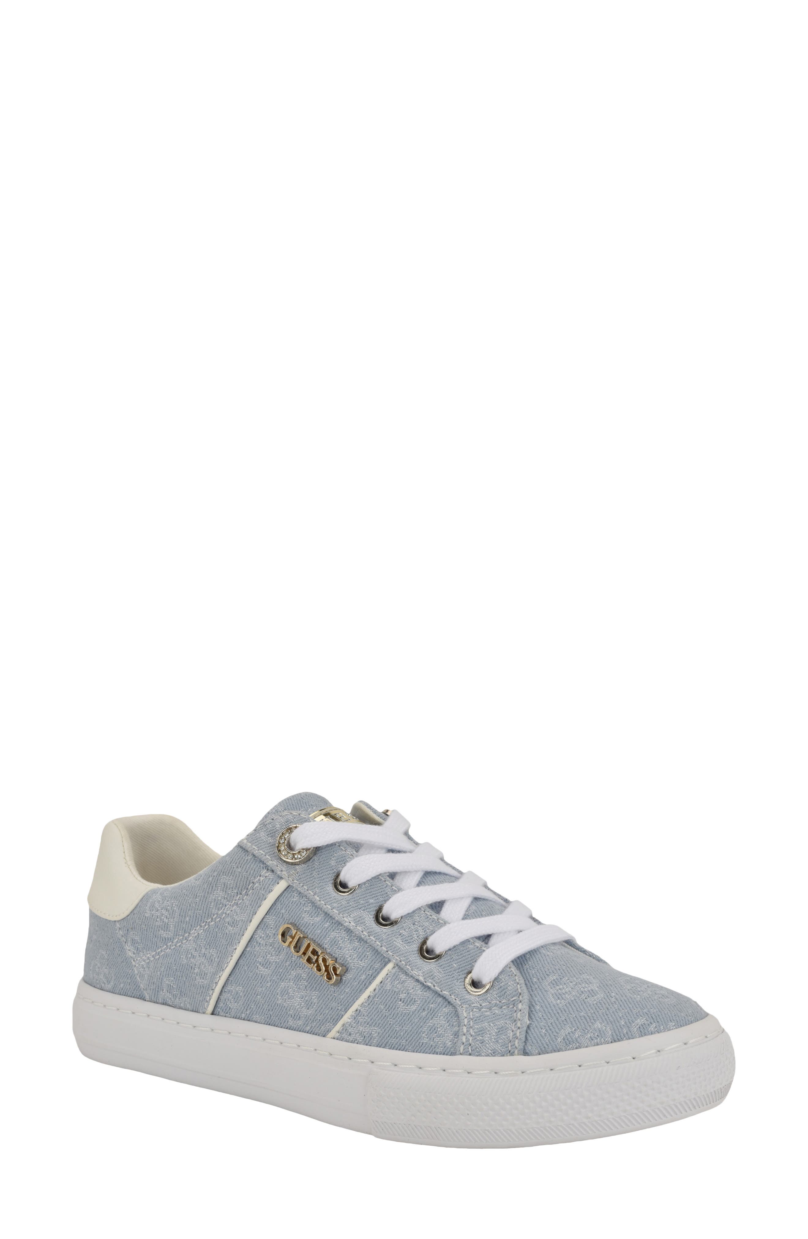 GUESS Loven Sneaker, Main, color, Medium Blue