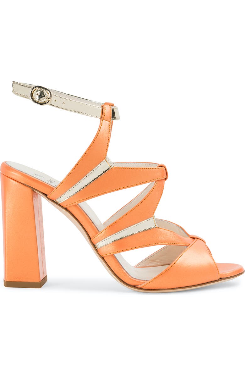 Chris Donovan Footwear Endeavor Sandal, Main, color, Orange
