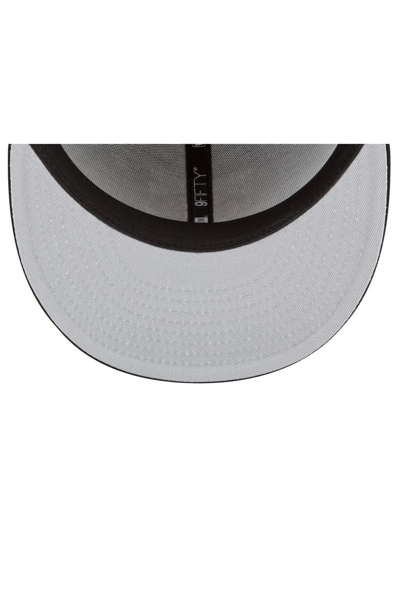 New Era Men's New Era  Black Detroit Pistons 2023/24 City Edition Alternate 9FIFTY Snapback Adjustable Hat, Alternate, color, 