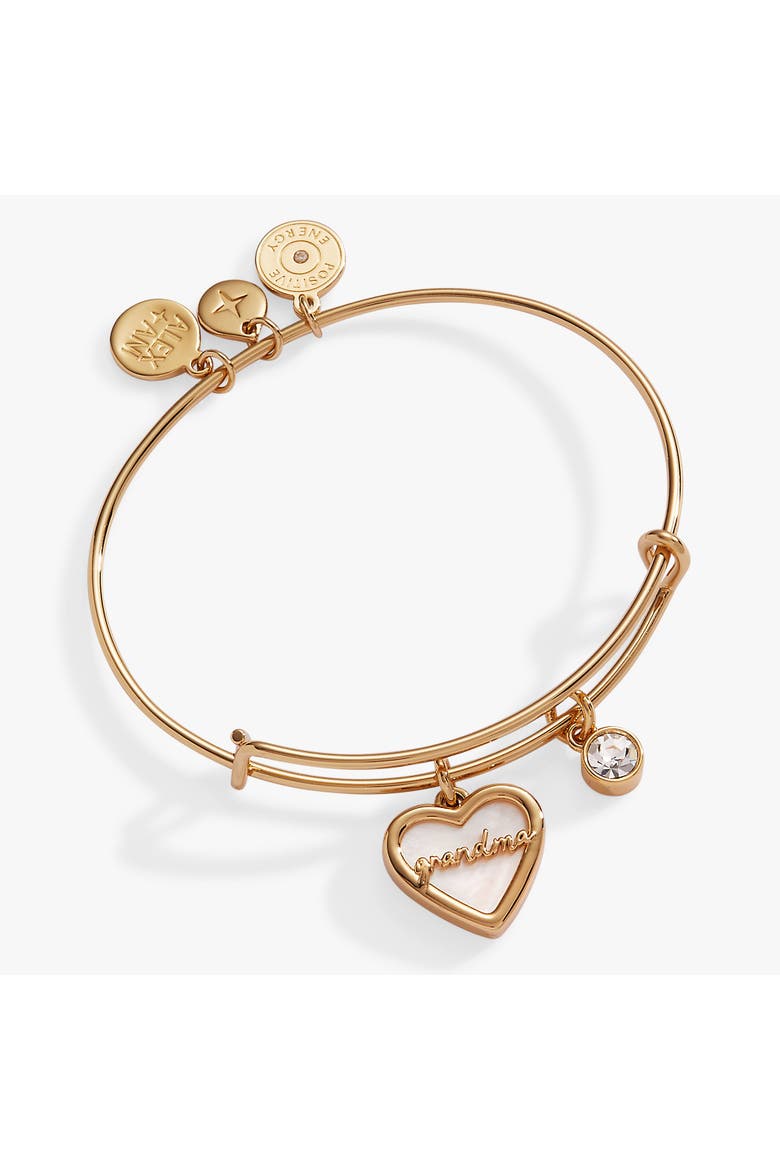 Grandma Mother of Pearl Bangle, Main, color, Gold