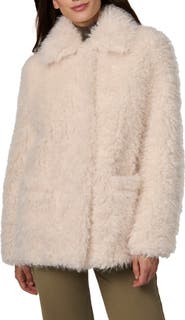 Bernardo Langley Faux Fur Coat