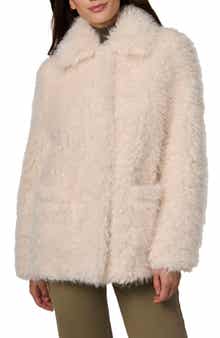 Bernardo Langley Faux Fur Coat