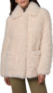 Bernardo Langley Faux Fur Coat