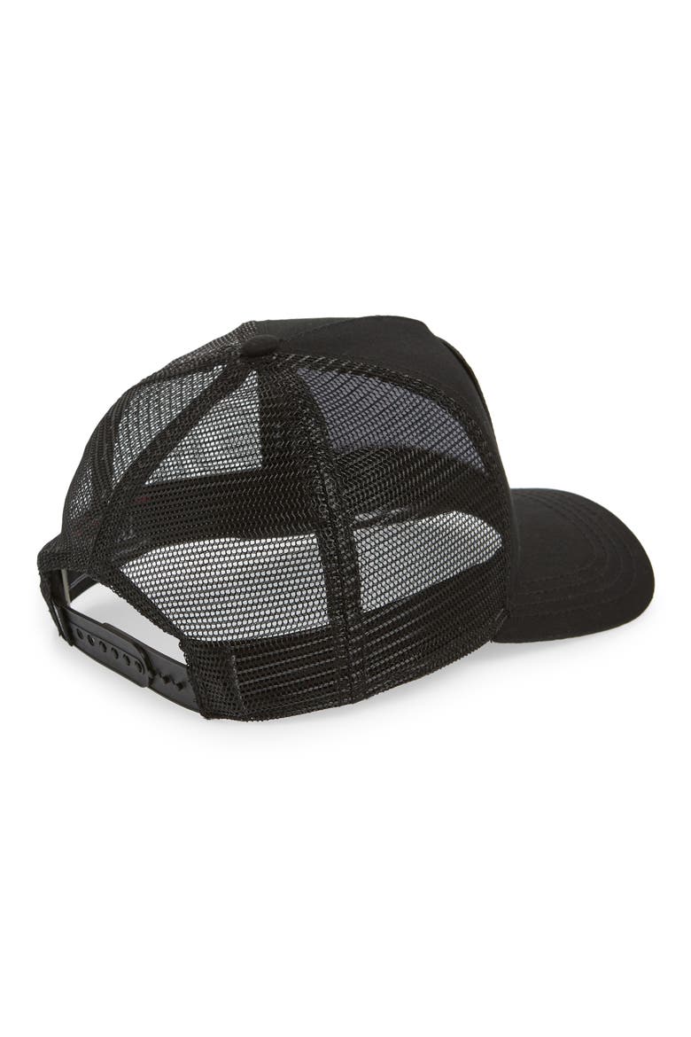 The Panther Trucker Hat, Alternate, color, BLACK