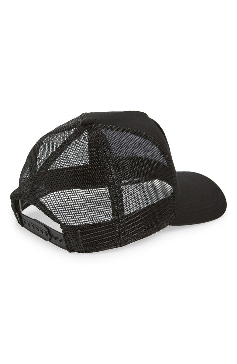 Goorin Bros. The Panther Trucker Hat, Alternate, color, Black