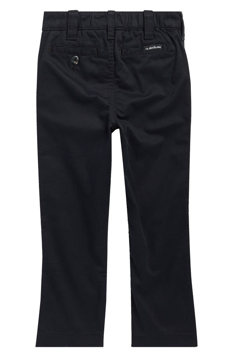 Quiksilver Kids' Everyday Union Stretch Chino Pants, Alternate, color, Black