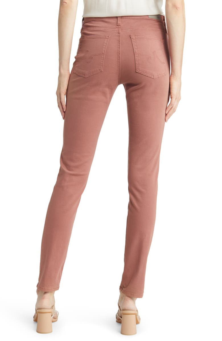 AG 'The Prima' Cigarette Leg Skinny Jeans, Alternate, color, Dusty Blush