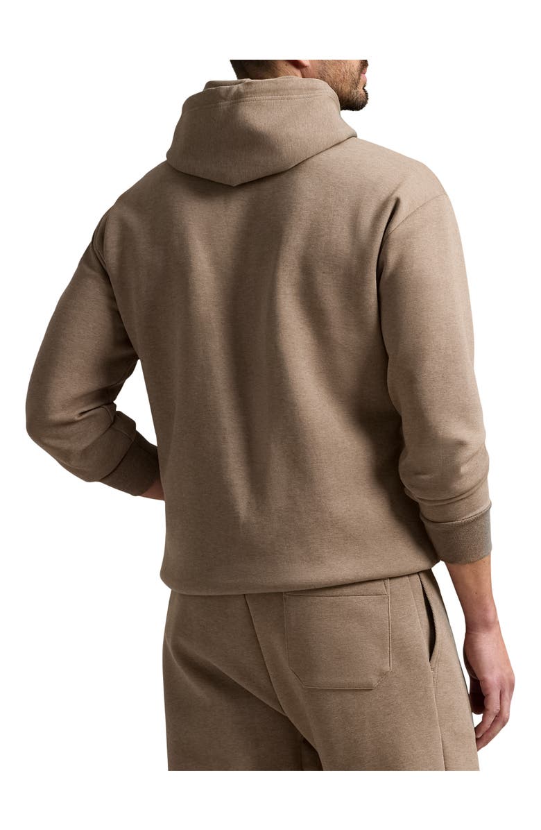 Polo Ralph Lauren Big & Tall Logo Double-Knit Hoodie, Alternate, color, Brown Heather