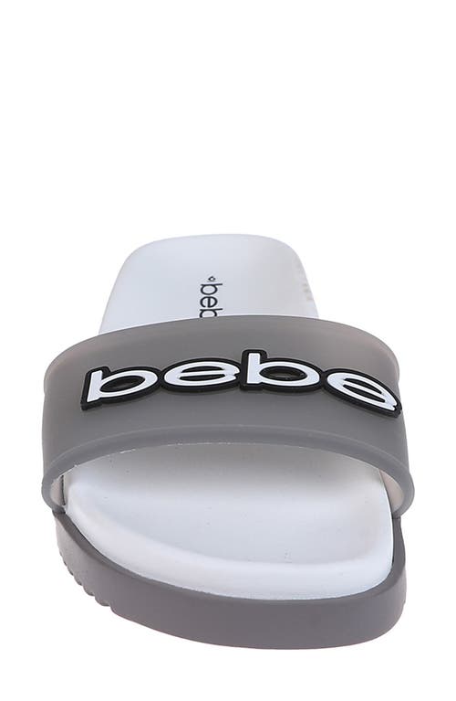 Bebe Translucent Slide Sandal
