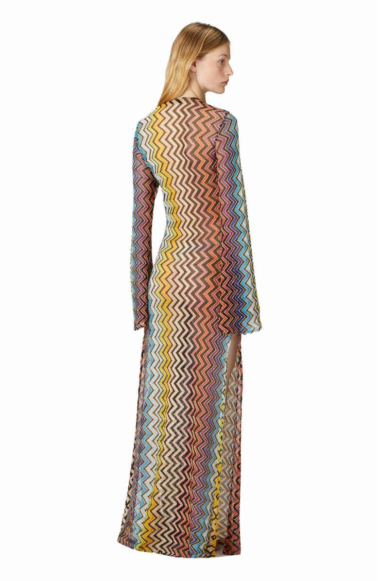 Missoni Long Caftan With Zig Zag Pattern, Alternate, color,