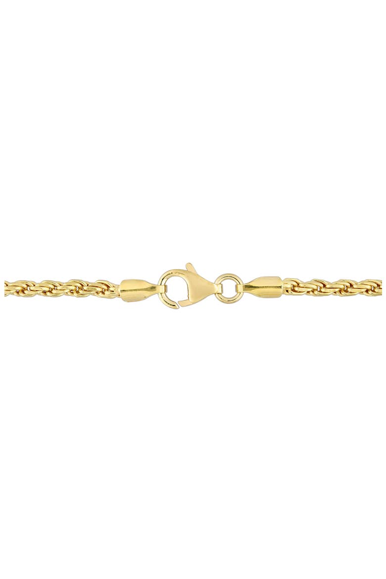 Men's Rope Chain Necklace & Bracelet Set, Alternate, color, YELLOW