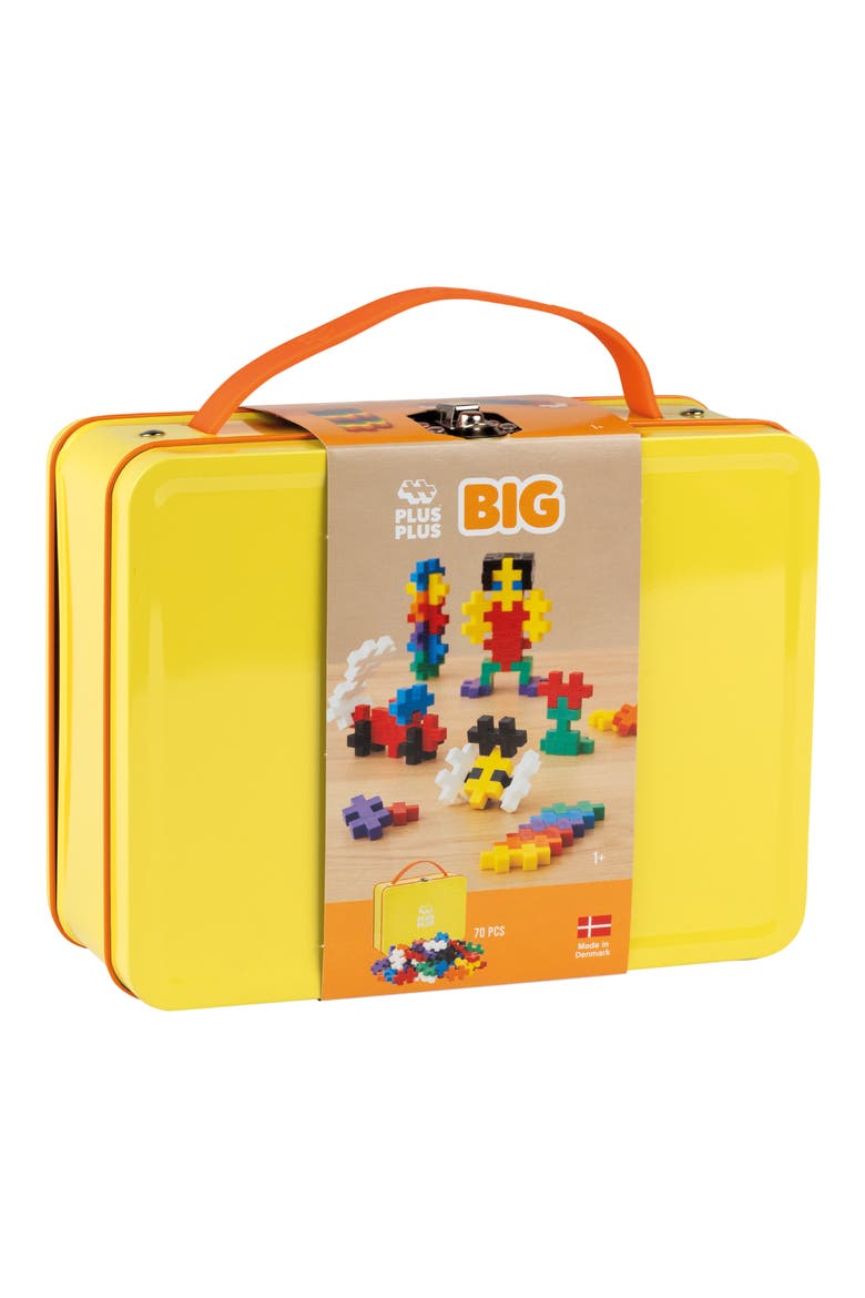 Big 70-Piece Building Set Metal Suitcase, Main, color, NO COLOR
