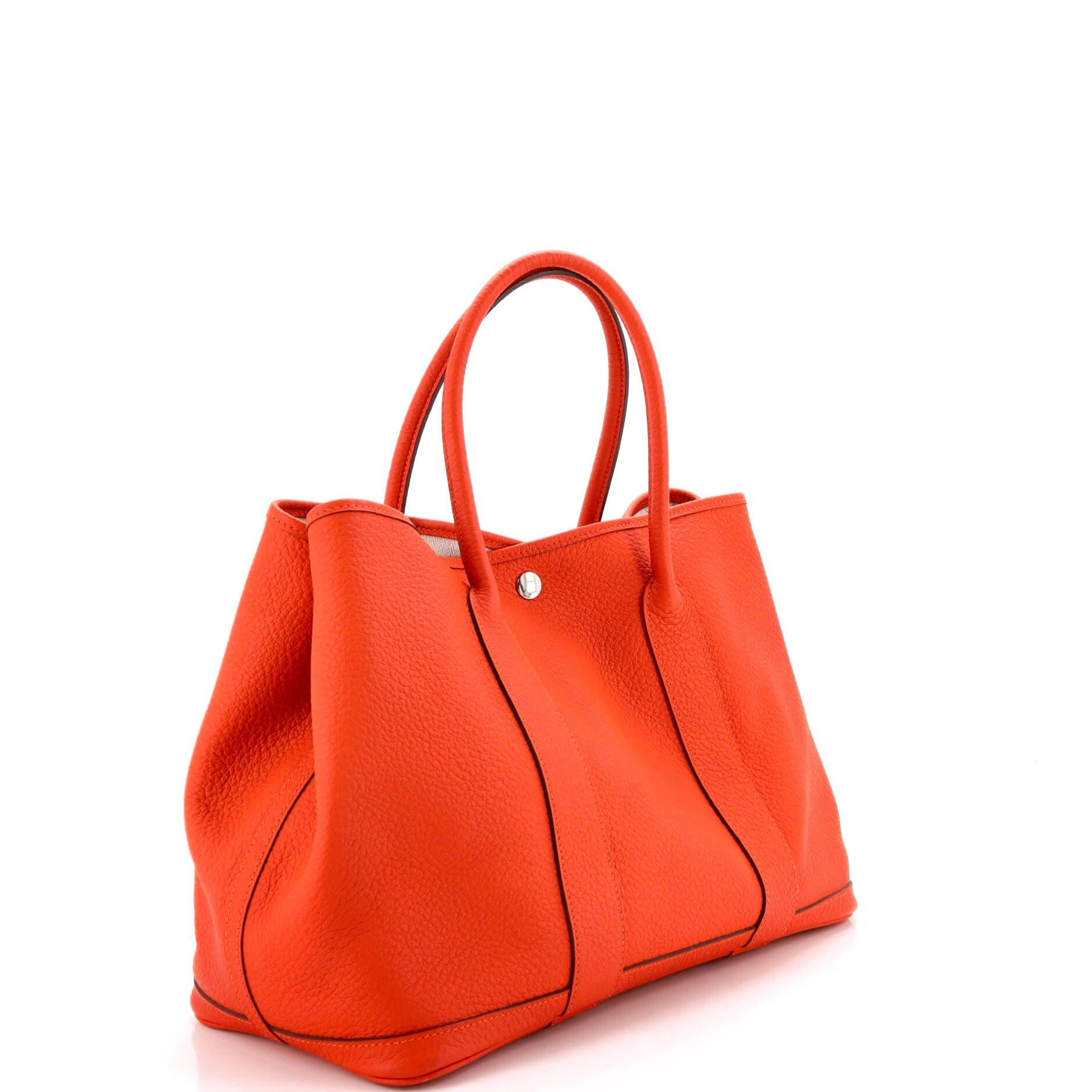 Garden Party Tote Leather 36, Alternate, color, Feu