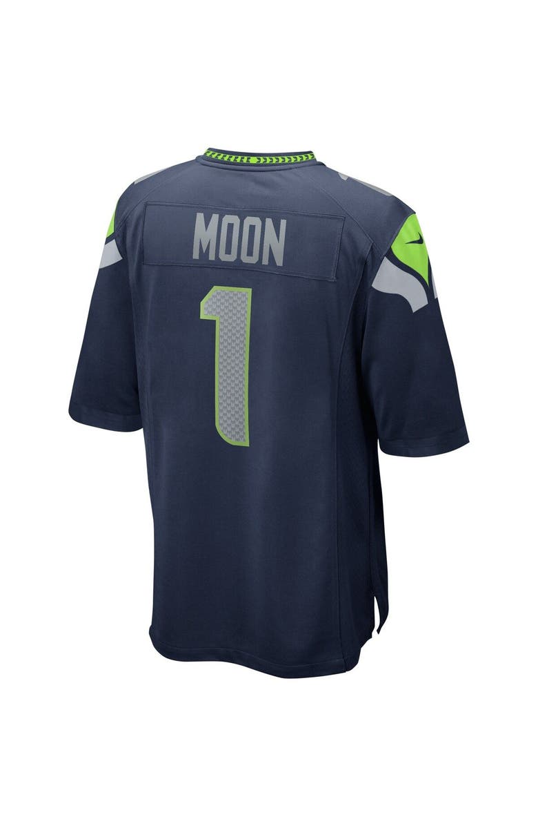 Nike Men's Nike Warren Moon College Navy Seattle Seahawks Game Retired Player Jersey, Alternate, color, 