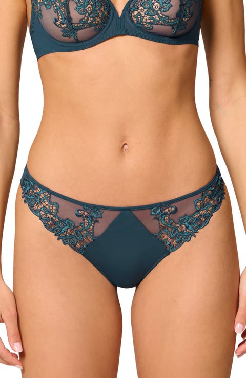Saga Lace Trim Thong