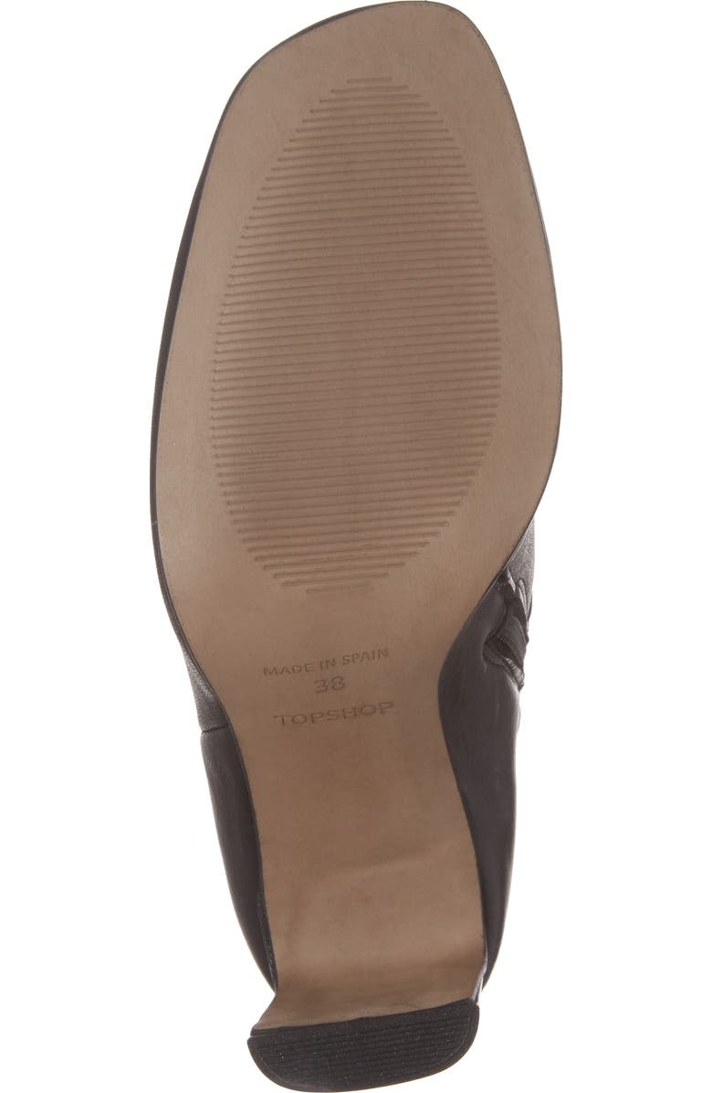 Topshop Honeydew Flat Heel Bootie, Alternate, color,