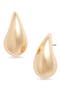 Polished Teardrop Stud Earrings