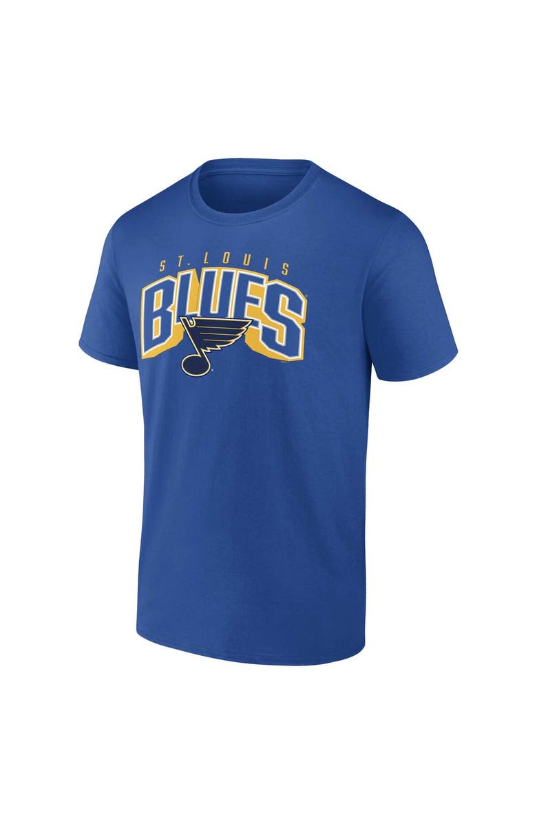 FANATICS Men's Fanatics Branded Gold/Blue St. Louis Blues Bottle Rocket T-Shirt Combo Pack, Alternate, color,