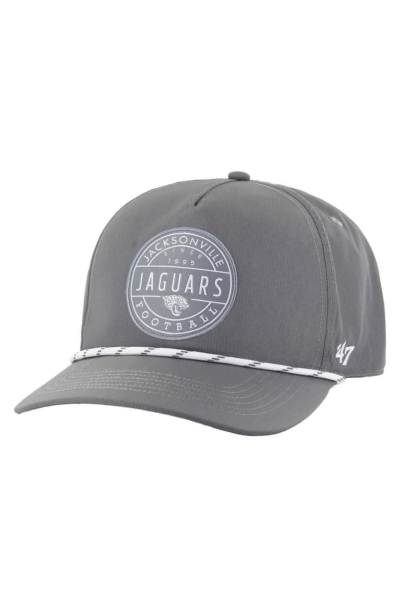 '47 Men's '47  Gray Jacksonville Jaguars Suburbia Hitch Adjustable Hat, Main, color, Gray