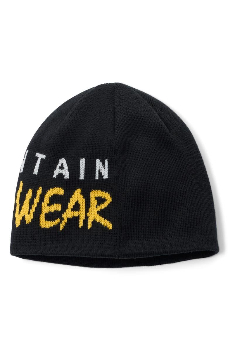 Mountain Hardwear Bridger Logo Beanie, Alternate, color, Black