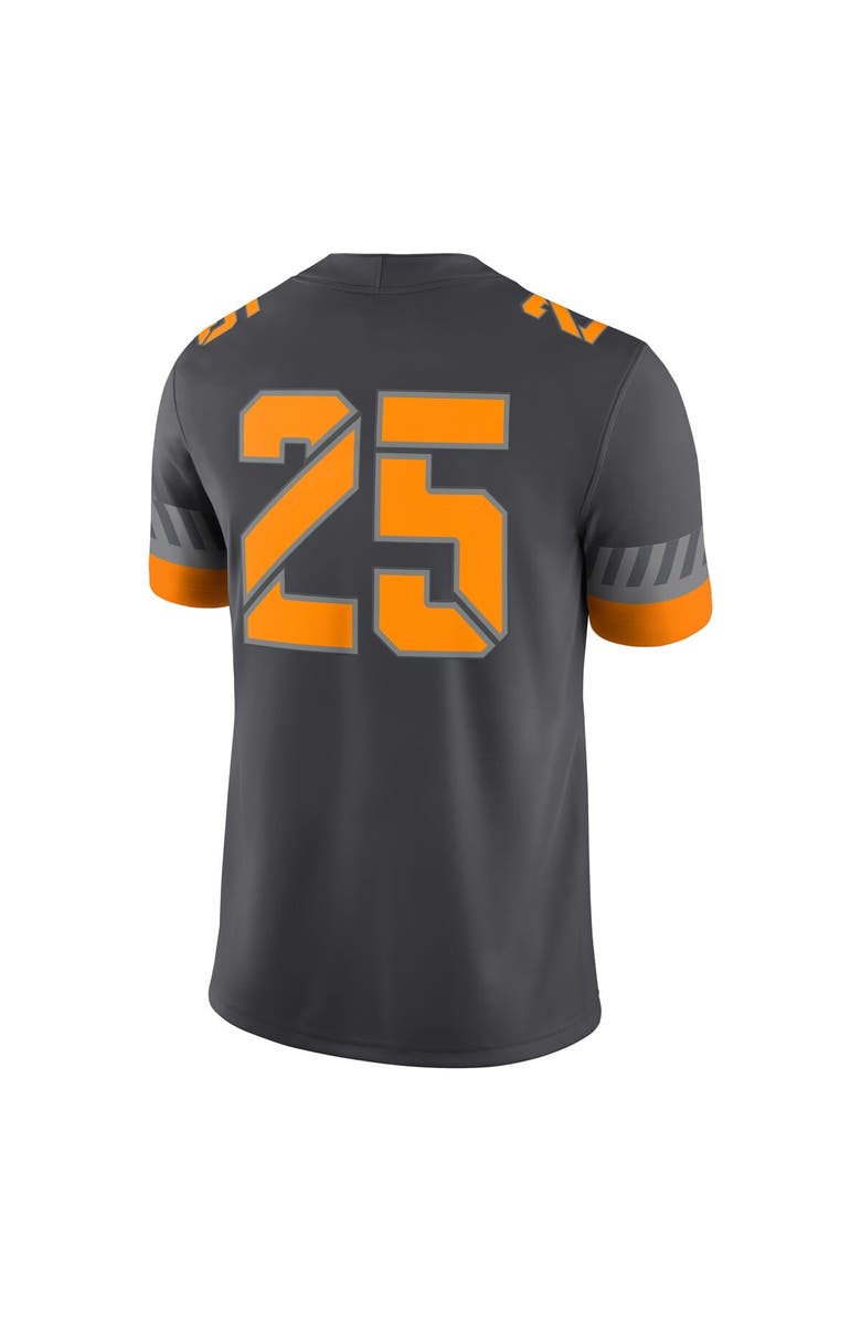 Nike Men's Nike #25 Anthracite Tennessee Volunteers Game Jersey, Alternate, color, Anthracite