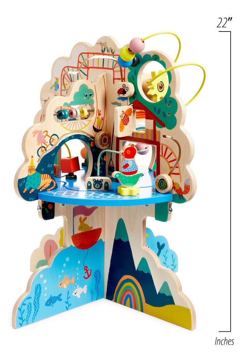 Playground Adventure Wooden Activity Center, Alternate, color, MULTI
