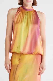 DR2 by Daniel Rainn Satin Halter Top