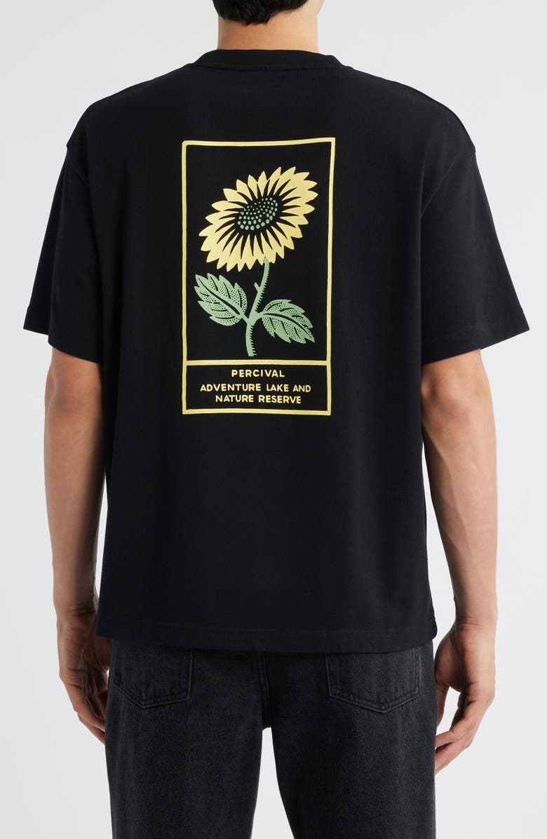 Percival Nature Reserve Oversize Organic Cotton Graphic T-Shirt, Alternate, color,