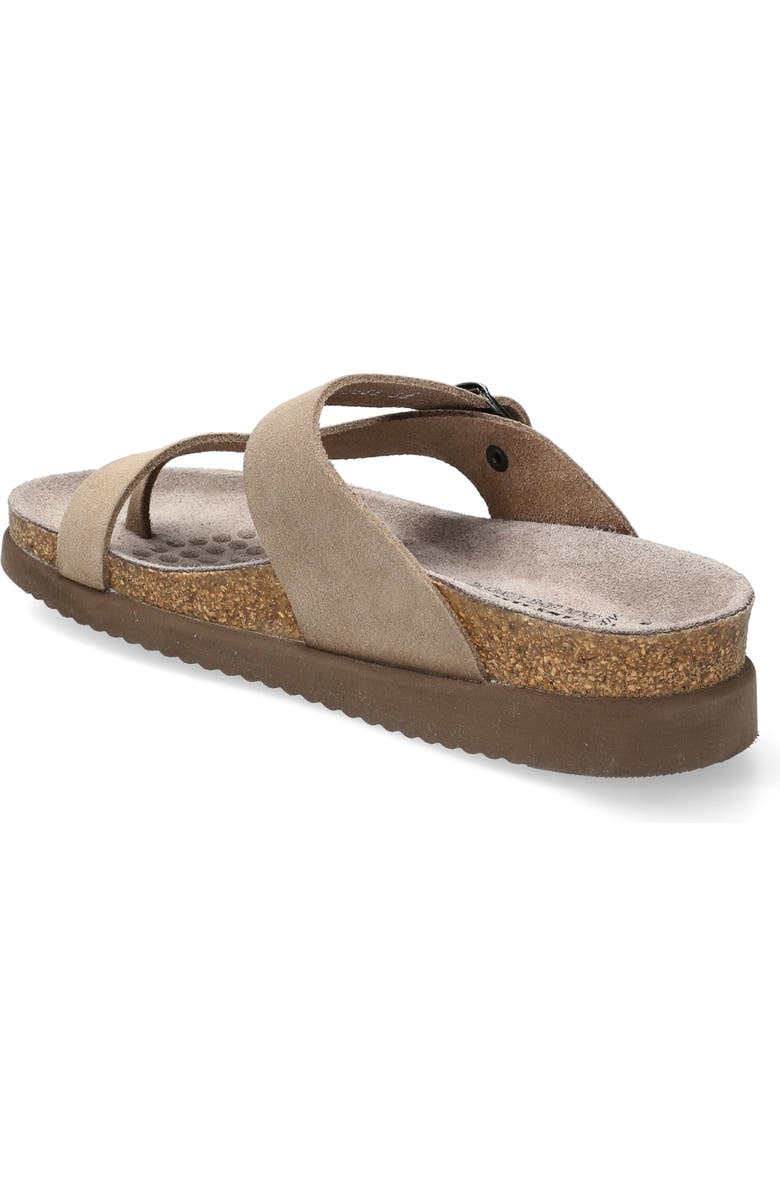 Mephisto Helen Toe Loop Sandal, Alternate, color, Warm Grey