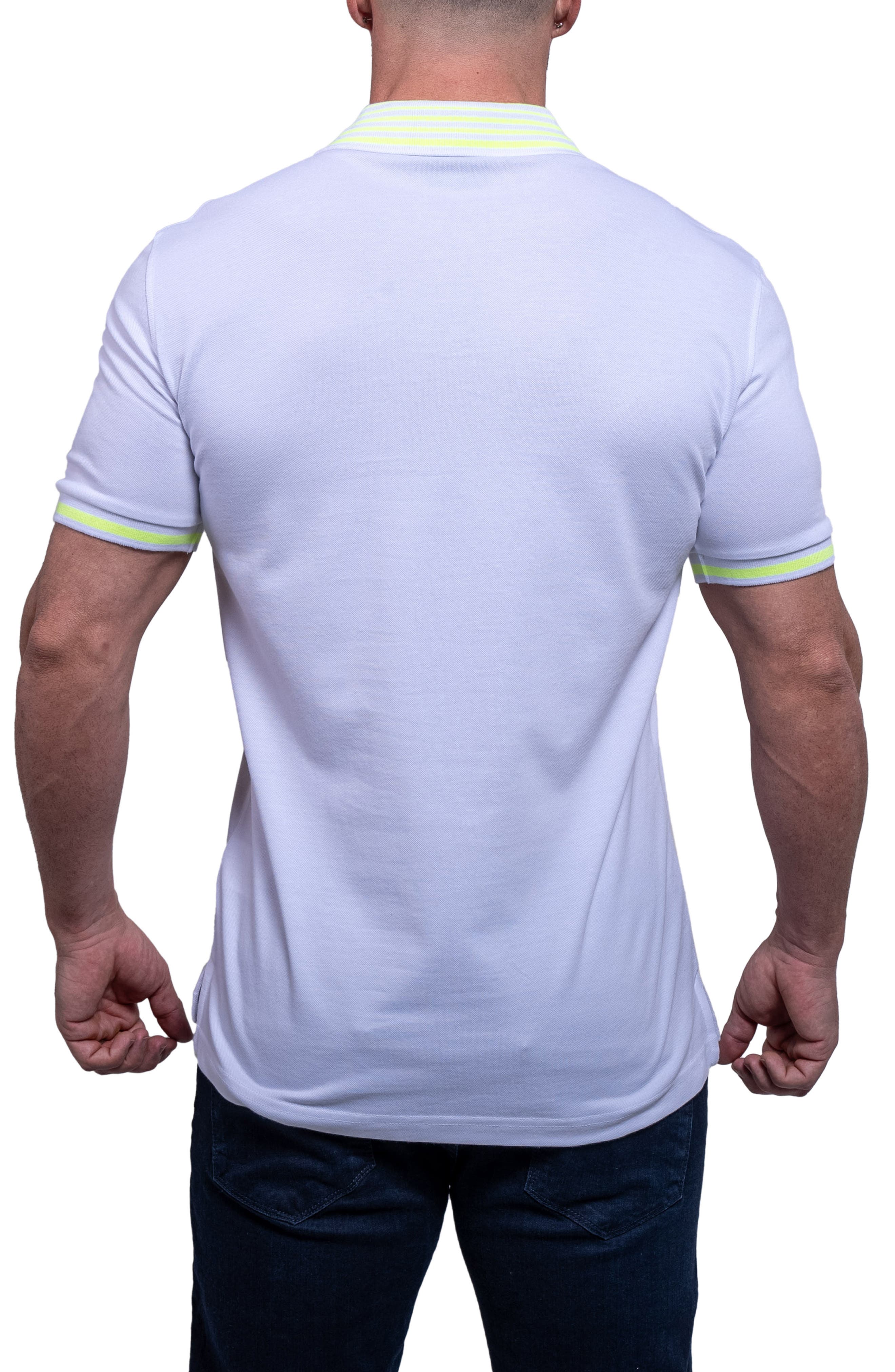 Tiplogo22 White Pique Polo - image 2