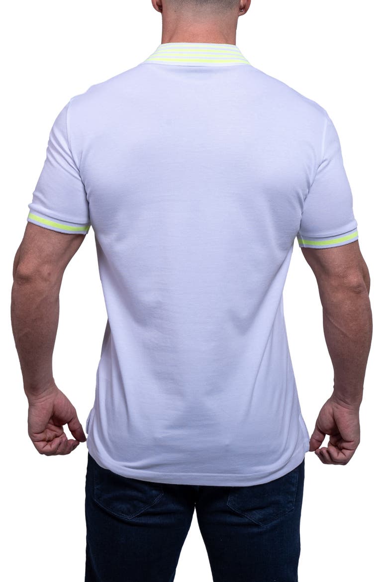 Tiplogo22 White Piqué Polo, Alternate, color, WHITE