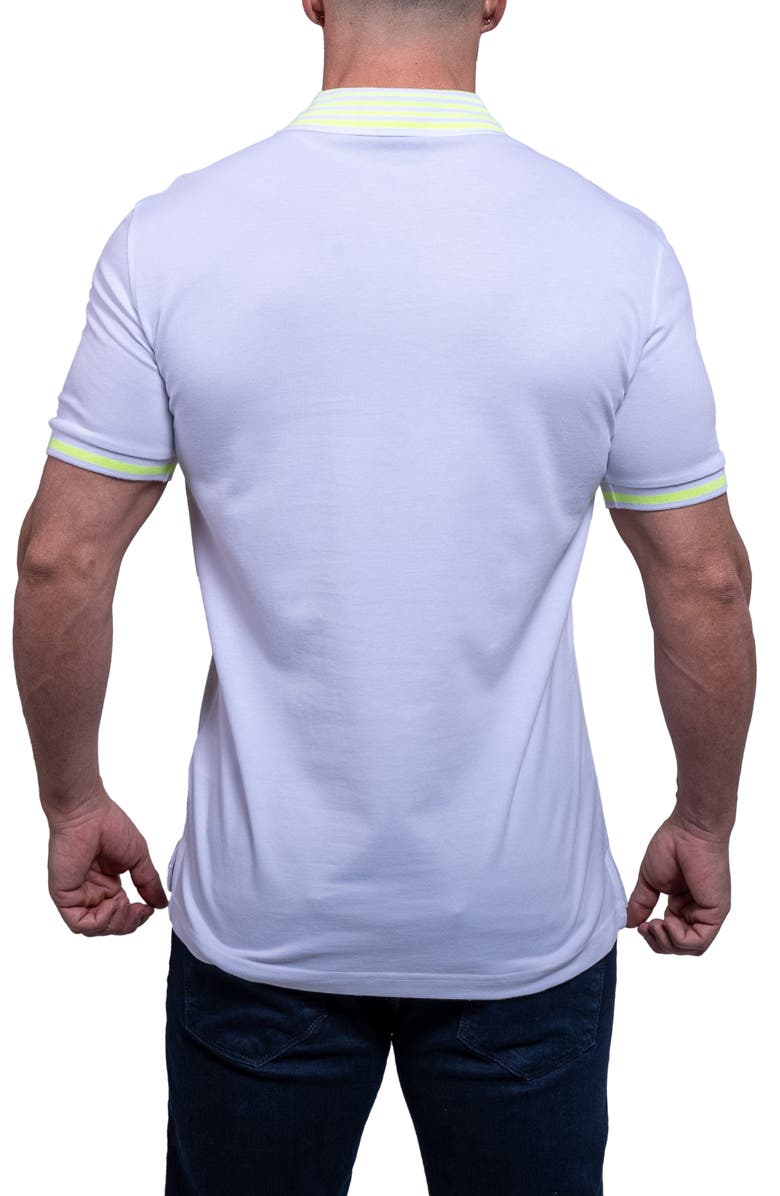 Maceoo Tiplogo22 White Piqué Polo, Alternate, color, White