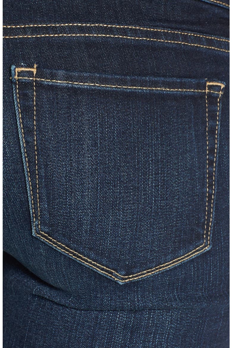 Treasure&Bond Slim Bootcut Jeans, Alternate, color, DARK WASH