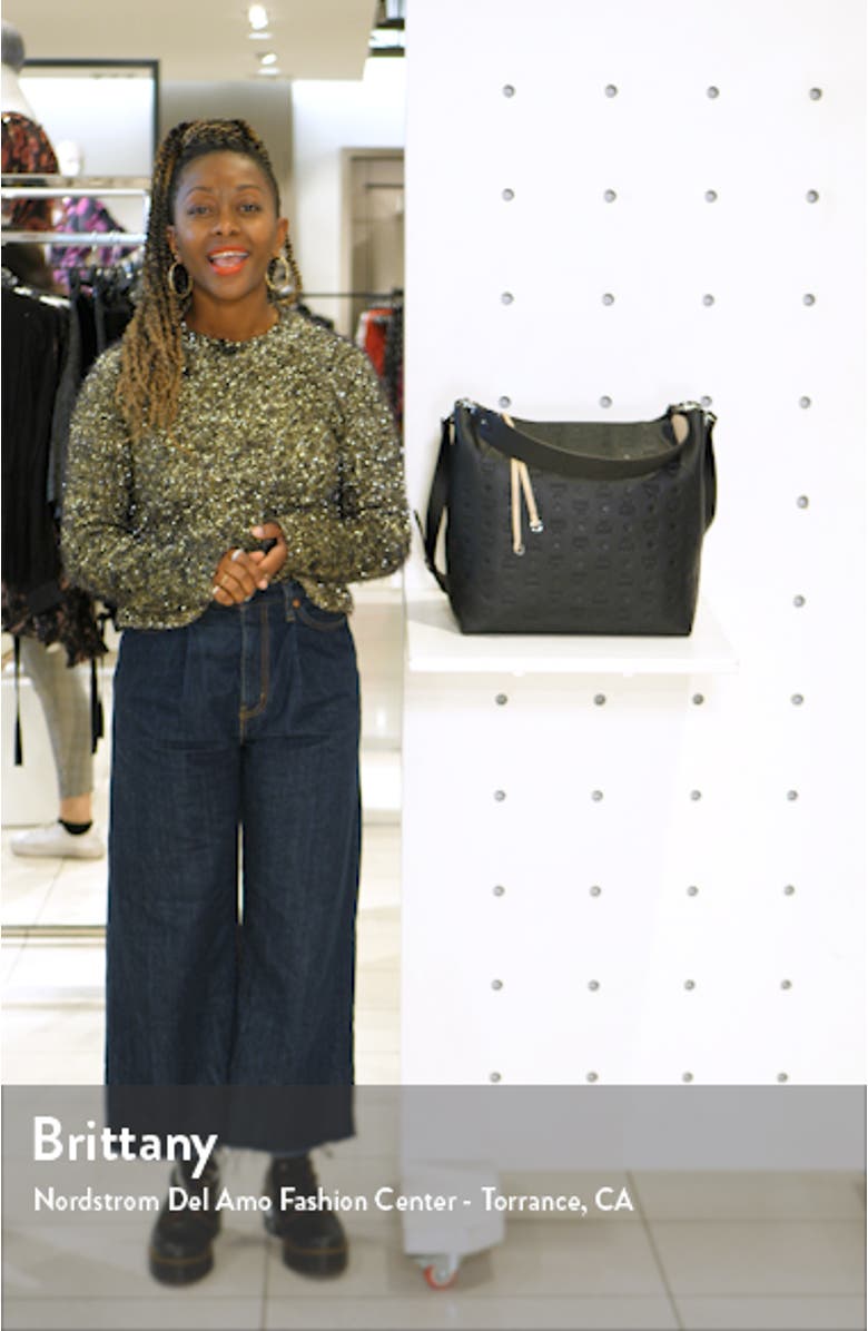 Large Klara Monogram Leather Hobo, sales video thumbnail