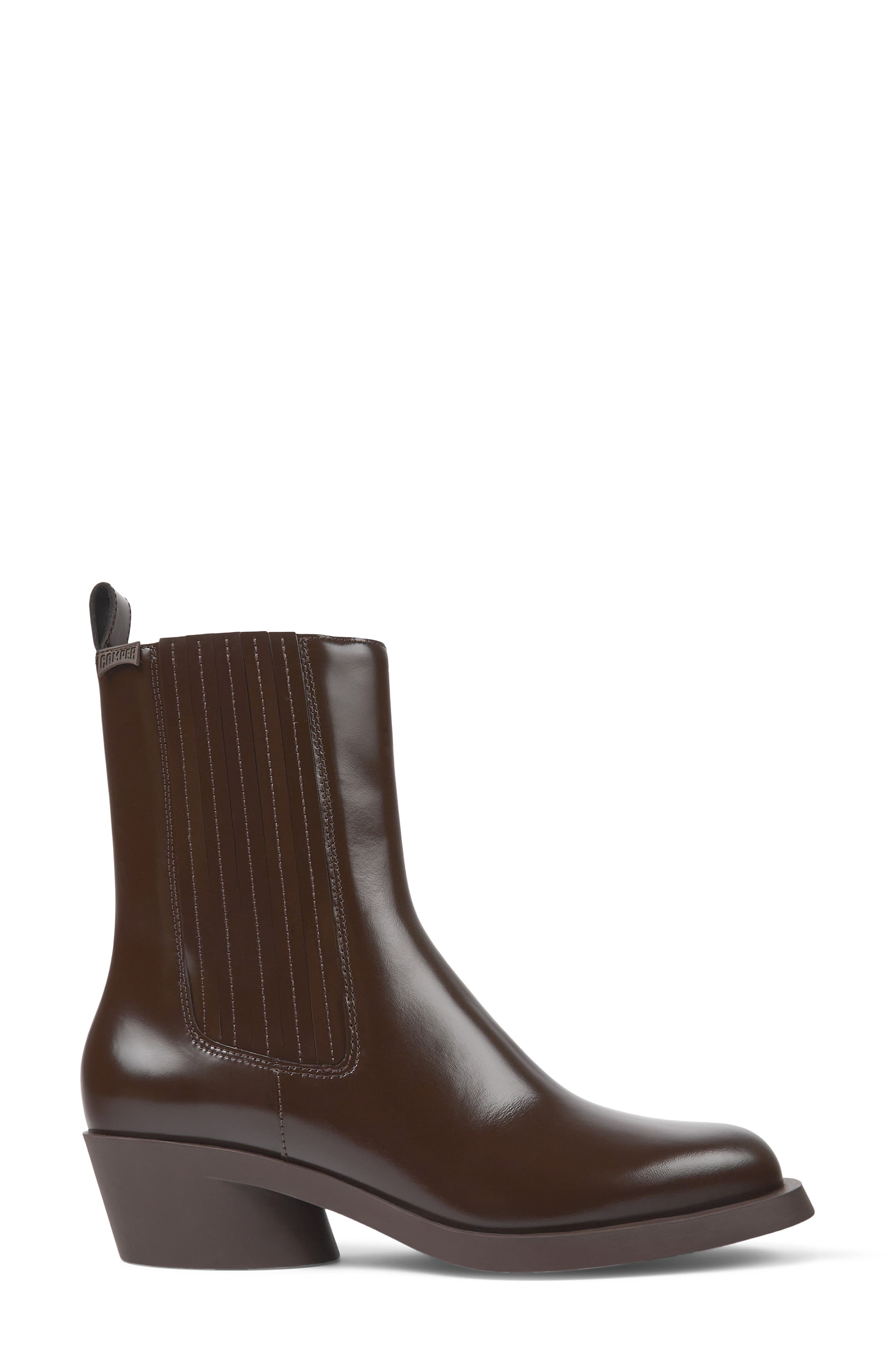 Bonnie Chelsea Boot, Alternate, color, DARK BROWN