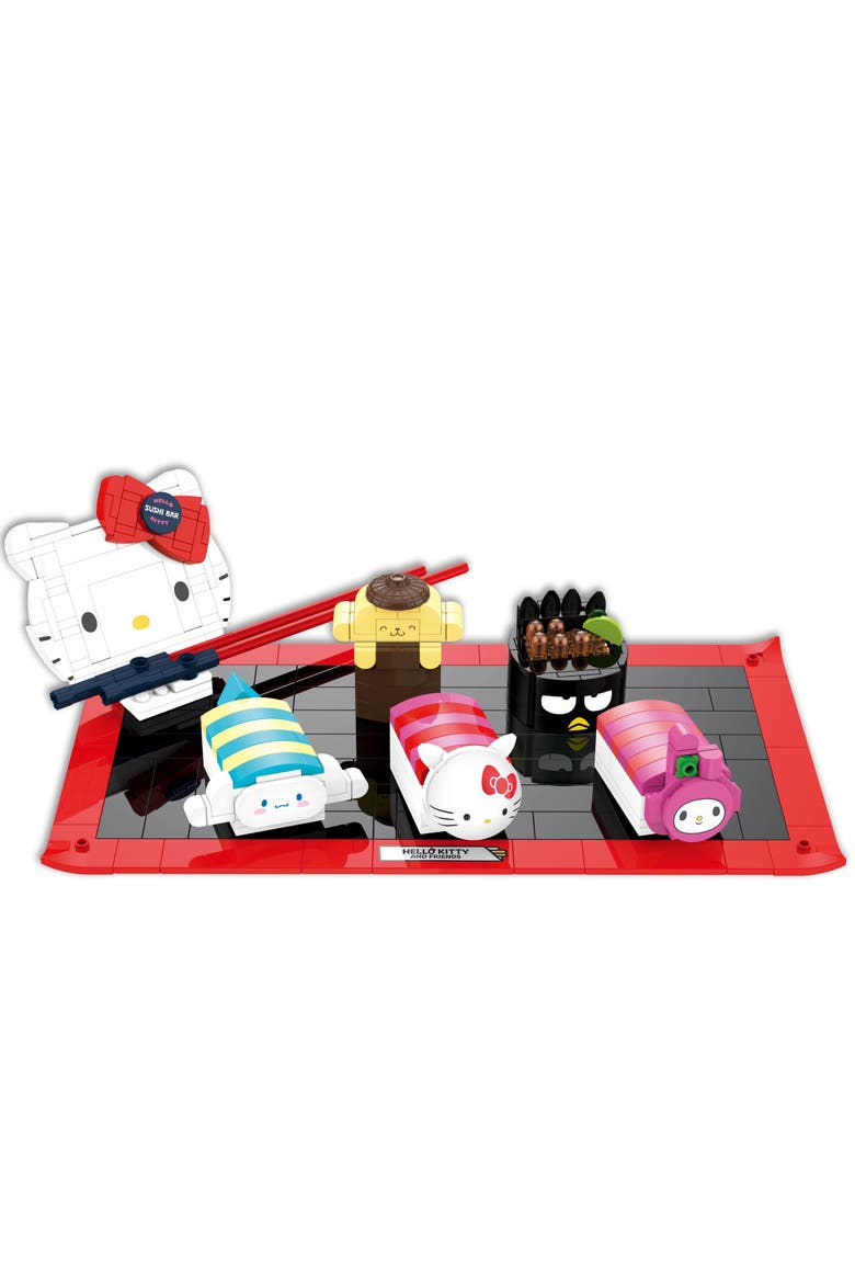 Hello Kitty Sushi Bar Building Set, Alternate, color, Pink