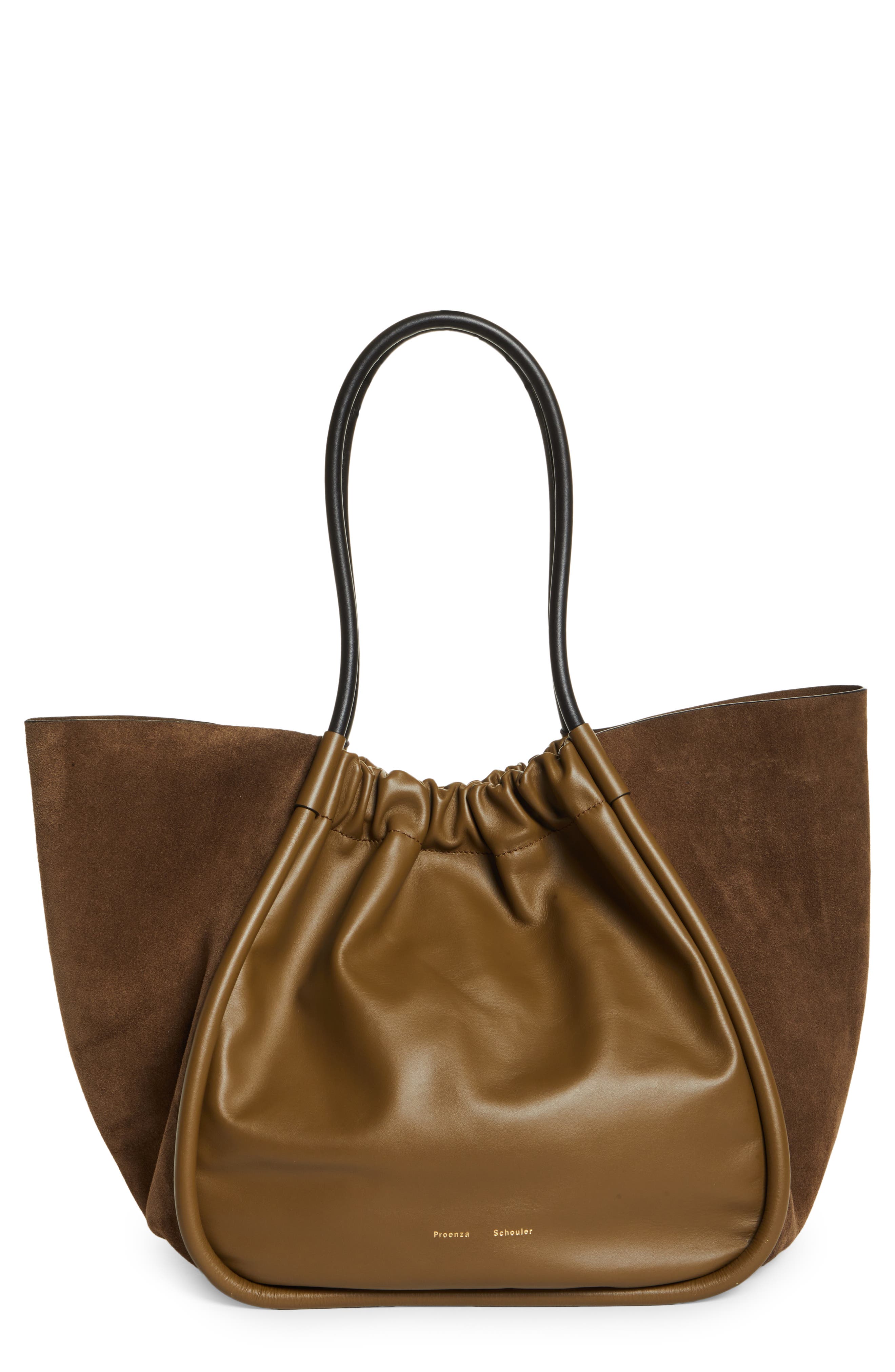 Proenza Schouler Extra Large Tie Dye Ruched Leather Tote, Main, color, 