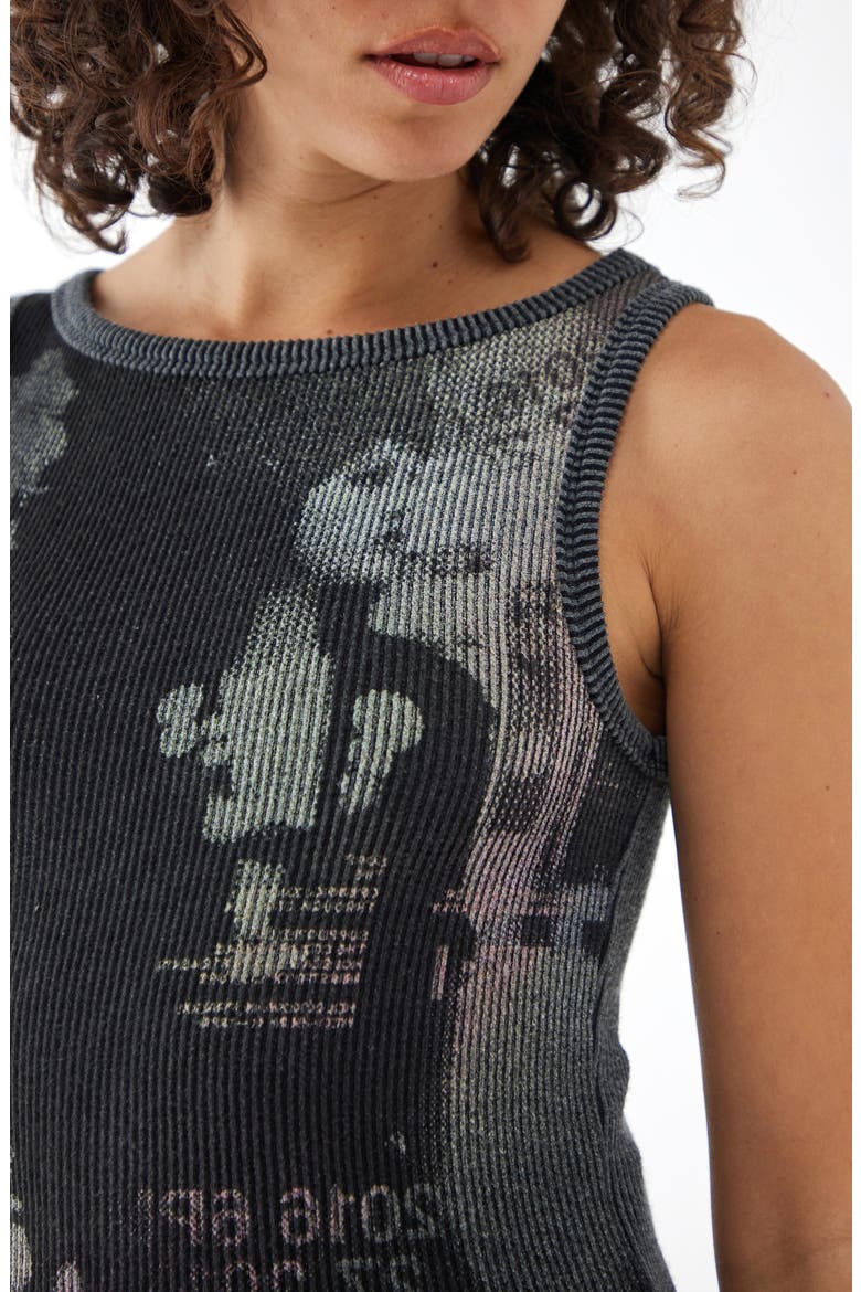 Mono Photo Rib Tank, Alternate, color, BLACK
