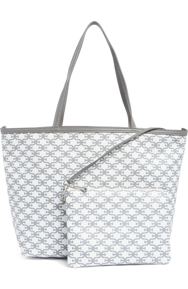 Sam Edelman Felicia Monogram Shopper Tote, Alternate, color,