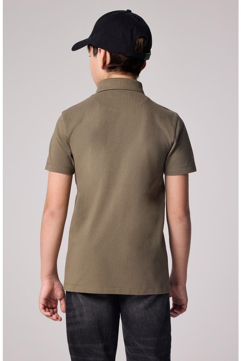 Kids' Cotton Polo, Alternate, color, GREEN