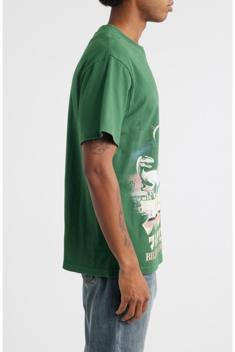 Lost Oversize Cotton Graphic T-Shirt, Alternate, color, EDEN