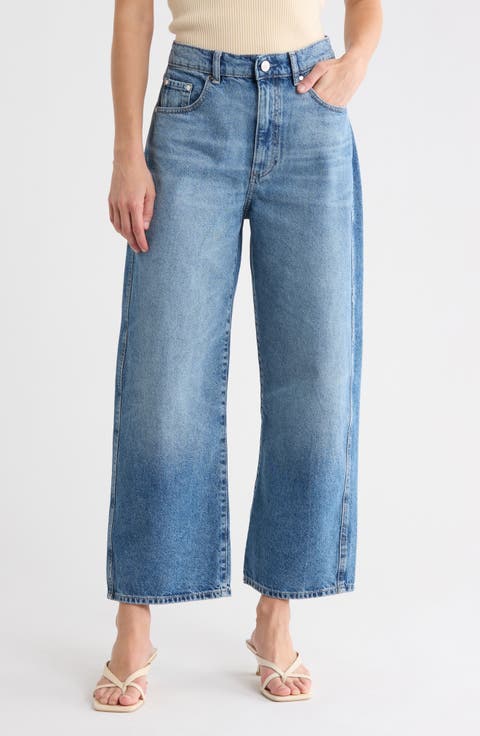High Waist Barrel Jeans