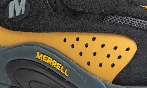 Merrell Moc Speed Streak 1trl Slip-on Sneaker In Black/amber