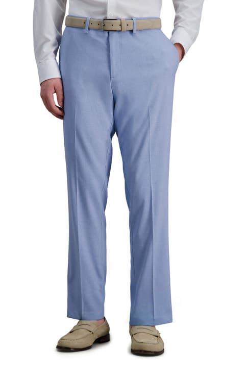 Slim Fit Sharkskin Pants