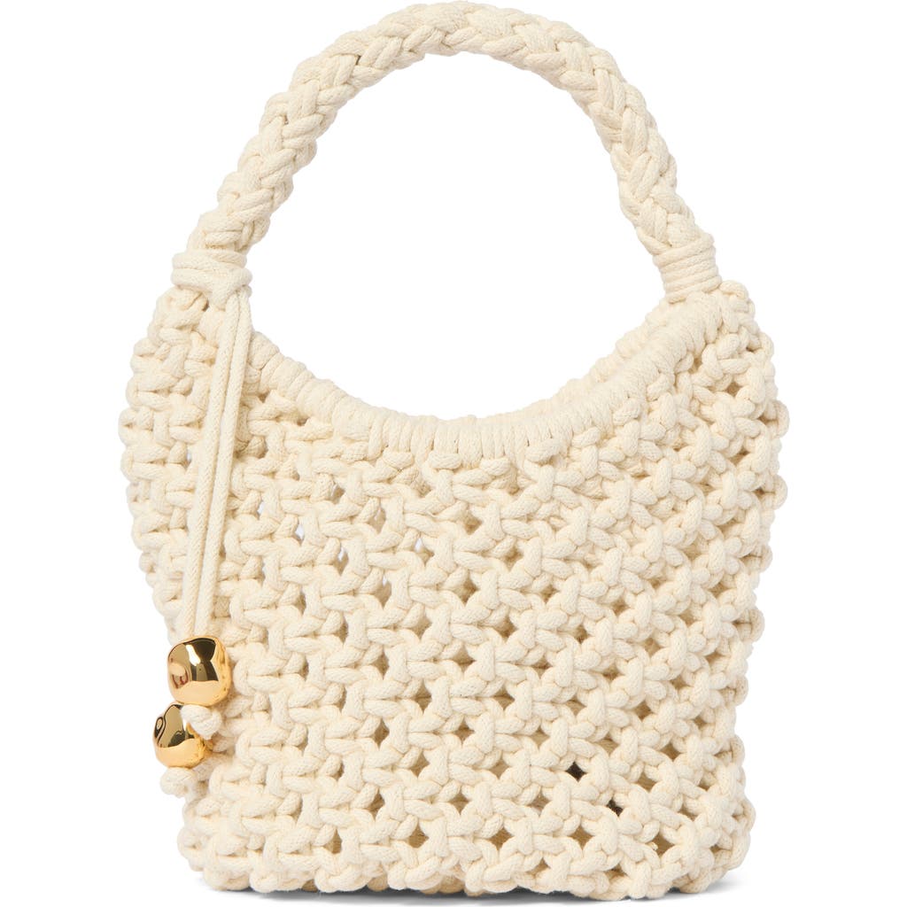 Madewell Braided Rope Pouchette In Brown